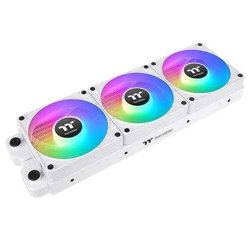 Thermaltake CT120 EX Reverse ARGB 120mm White Cabinet Fan, Triple Pack